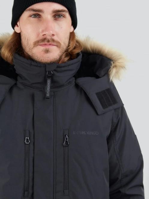 Fundango Spirit Parka Jacket męski kurtka zimowa czarny 5