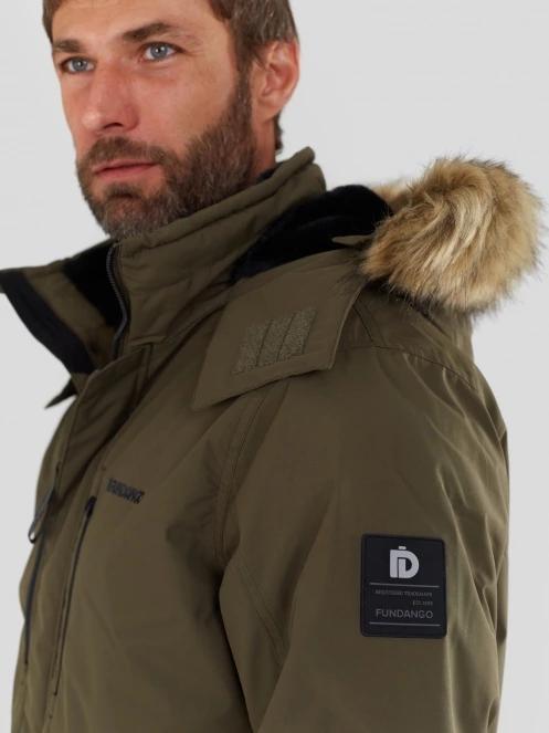 Fundango Spirit Parka Jacket męski kurtka zimowa oliwka 6