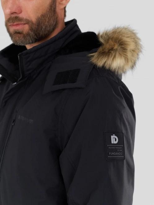Fundango Spirit Parka Jacket męski kurtka zimowa czarny 6