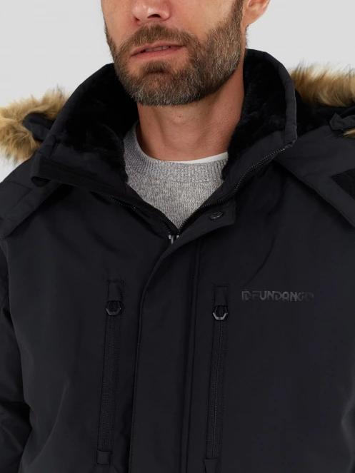 Fundango Spirit Parka Jacket męski kurtka zimowa czarny 7