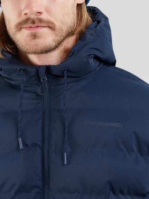 Fundango Patriot Padded Jacket męski pikowana kurtka przejściowa ciemnoniebieski 5