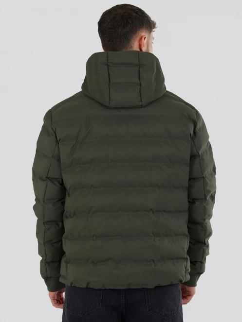 Fundango Patriot Padded Jacket męski pikowana kurtka przejściowa oliwka 3