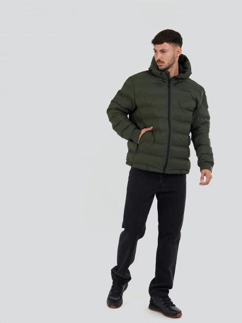 Fundango Patriot Padded Jacket męski pikowana kurtka przejściowa oliwka 4