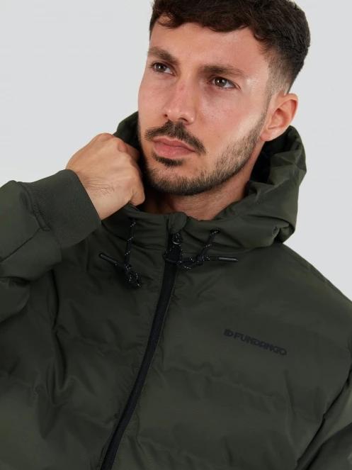 Fundango Patriot Padded Jacket męski pikowana kurtka przejściowa oliwka 5