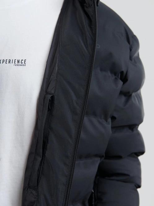 Fundango Patriot Padded Jacket męski pikowana kurtka przejściowa czarny 7