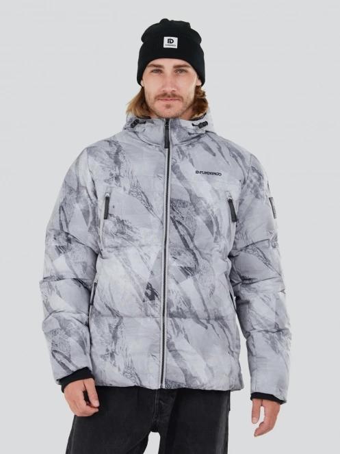 Fundango Ewan Puffer Jacket męski kurtka przejściowa szary 2