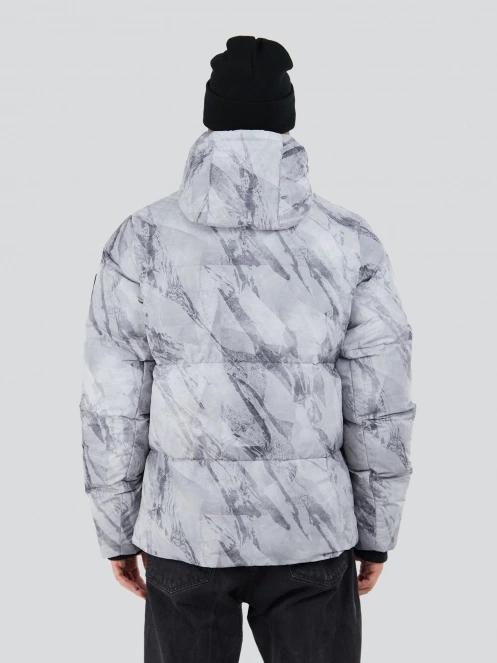 Fundango Ewan Puffer Jacket męski kurtka przejściowa szary 3