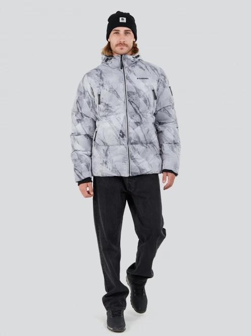 Fundango Ewan Puffer Jacket męski kurtka przejściowa szary 4