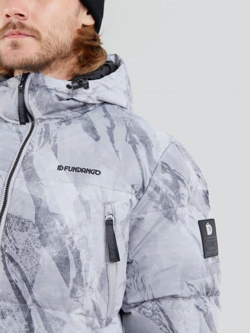 Fundango Ewan Puffer Jacket męski kurtka przejściowa szary 6