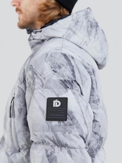 Fundango Ewan Puffer Jacket męski kurtka przejściowa szary 7