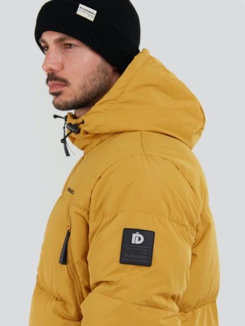 Fundango Ewan Puffer Jacket męski kurtka przejściowa żółty 6