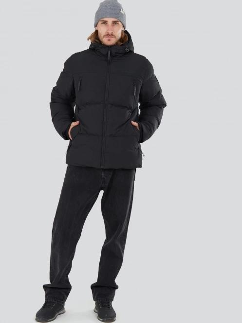 Fundango Ewan Puffer Jacket męski kurtka przejściowa czarny 4