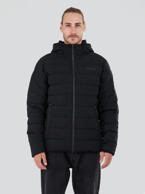Fundango Hubble Padded Jacket męski pikowana kurtka przejściowa czarny 2