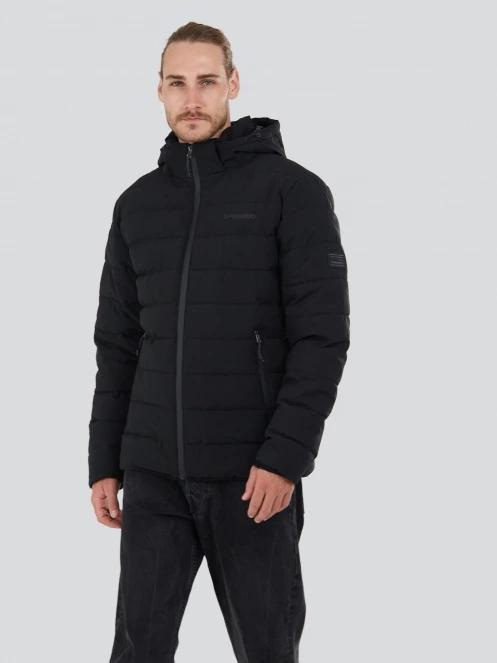 Fundango Hubble Padded Jacket męski pikowana kurtka przejściowa czarny 5