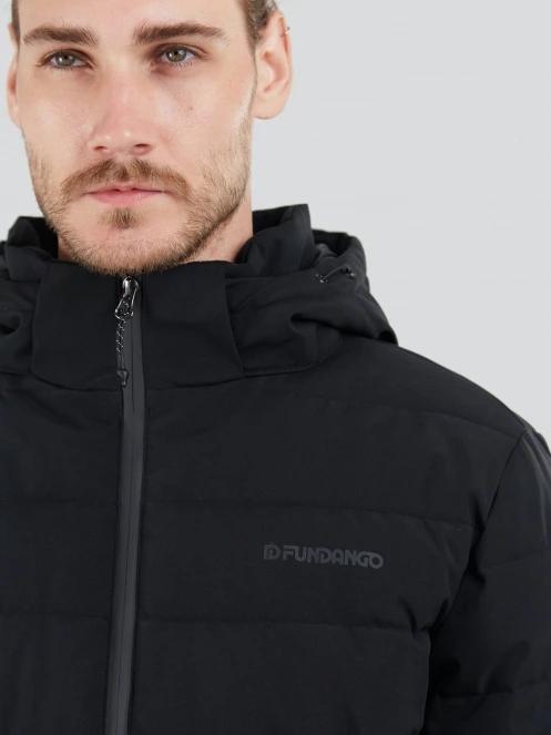 Fundango Hubble Padded Jacket męski pikowana kurtka przejściowa czarny 6