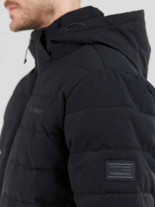 Fundango Hubble Padded Jacket męski pikowana kurtka przejściowa czarny 7