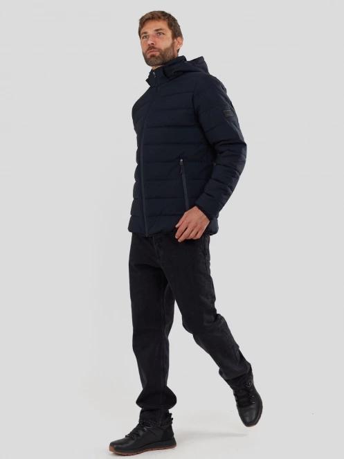 Fundango Hubble Padded Jacket męski pikowana kurtka przejściowa ciemnoniebieski 5