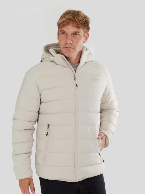 Fundango Hubble Padded Jacket męski pikowana kurtka przejściowa piasek 5