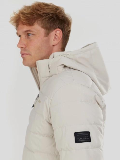Fundango Hubble Padded Jacket męski pikowana kurtka przejściowa piasek 7