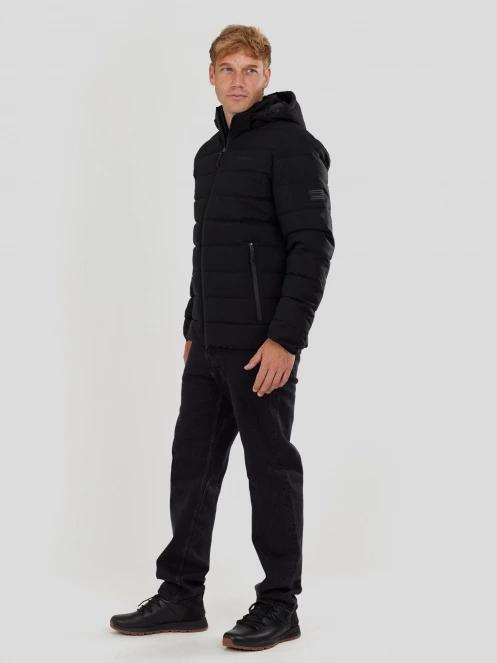 Fundango Hubble Padded Jacket męski pikowana kurtka przejściowa czarny 4