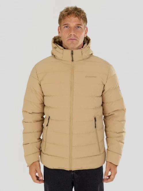 Fundango Hubble Padded Jacket męski pikowana kurtka przejściowa żółty 2
