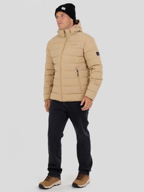 Fundango Hubble Padded Jacket męski pikowana kurtka przejściowa żółty 4