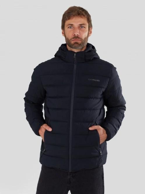 Fundango Hubble Padded Jacket męski pikowana kurtka przejściowa ciemnoniebieski 2