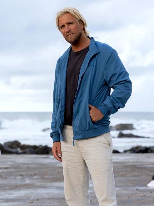 Fundango Harrington Casual Jacket męski kurtka przejściowa jasnoniebieski 12