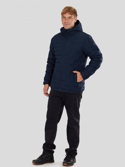 Fundango Smoke Eco Hooded Jacket męski kurtka na wycieczki ciemnoniebieski 4