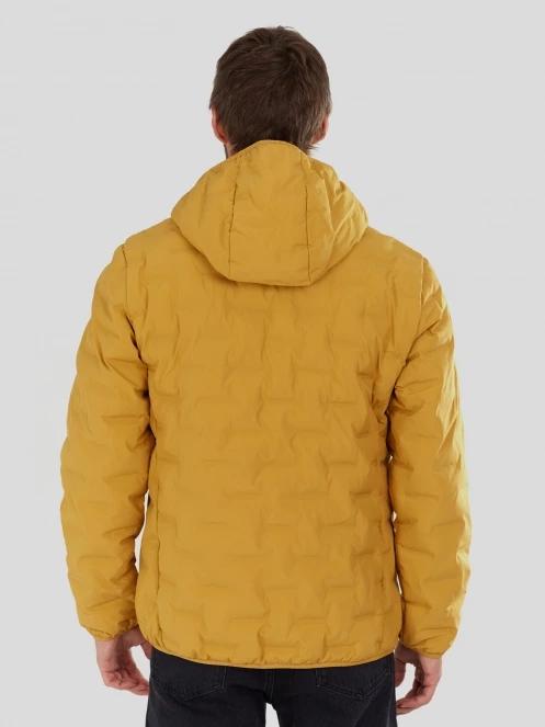 Fundango Smoke Eco Hooded Jacket męski kurtka na wycieczki żółty 3