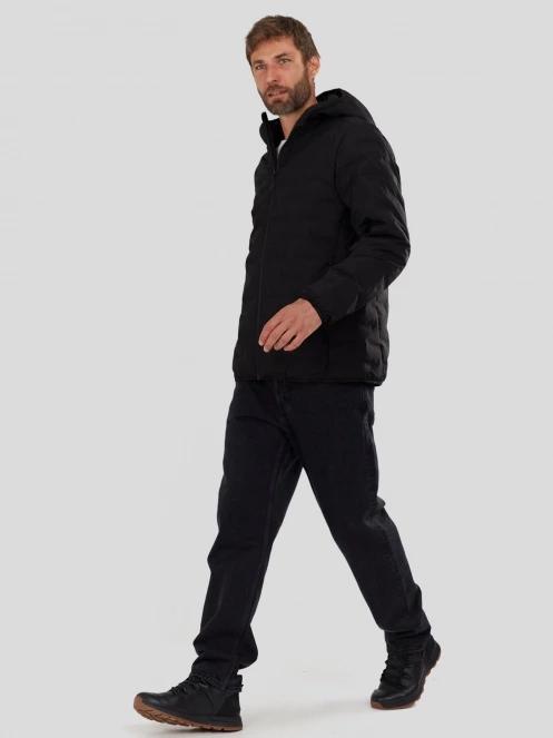 Fundango Smoke Eco Hooded Jacket męski kurtka na wycieczki czarny 5