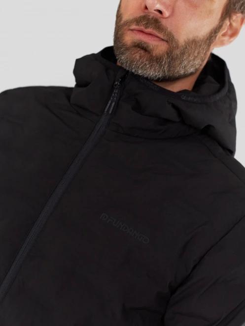 Fundango Smoke Eco Hooded Jacket męski kurtka na wycieczki czarny 6