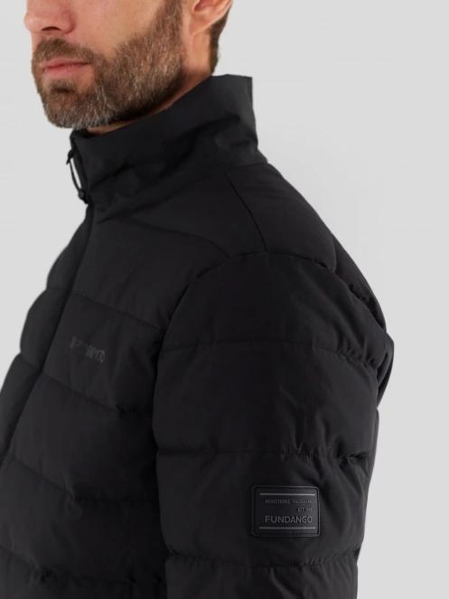 Fundango Arson Padded Jacket męski pikowana kurtka przejściowa czarny 7