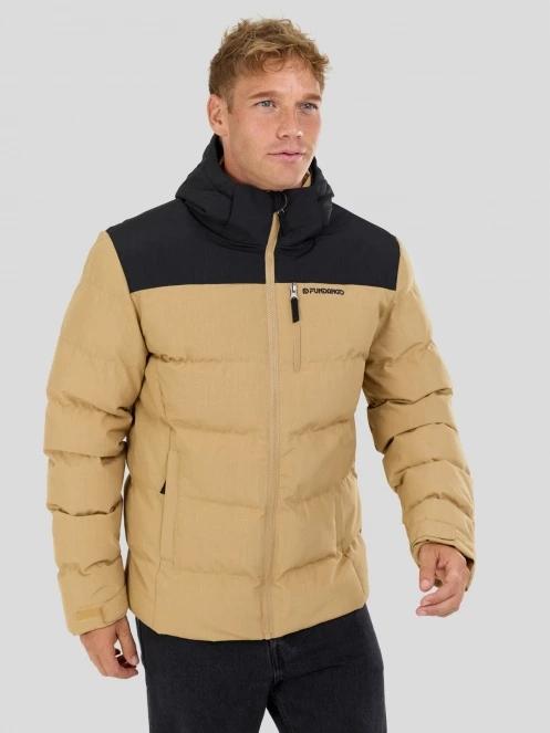 Fundango Passat II Padded Jacket męski pikowana kurtka zimowa żółty 2