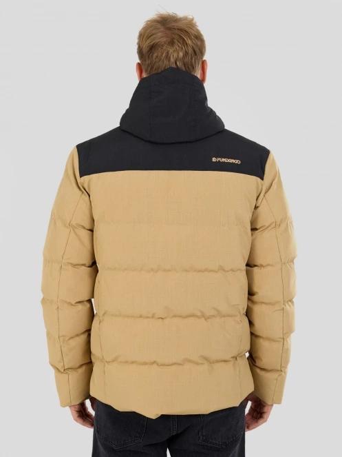 Fundango Passat II Padded Jacket męski pikowana kurtka zimowa żółty 3