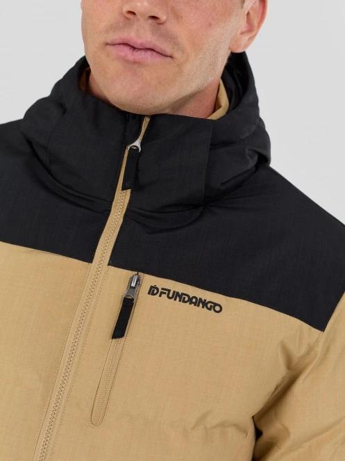 Fundango Passat II Padded Jacket męski pikowana kurtka zimowa żółty 5