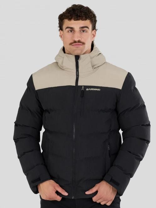 Fundango Passat II Padded Jacket męski pikowana kurtka zimowa czarny 2