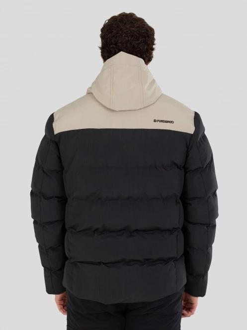 Fundango Passat II Padded Jacket męski pikowana kurtka zimowa czarny 3