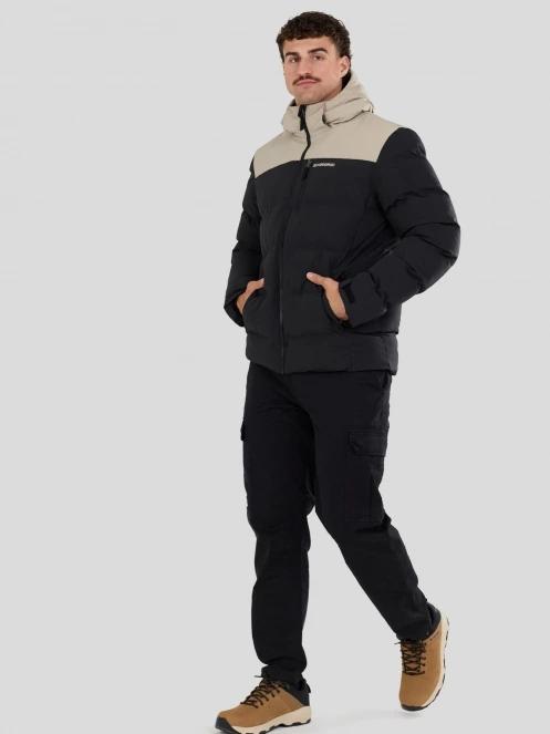 Fundango Passat II Padded Jacket męski pikowana kurtka zimowa czarny 4