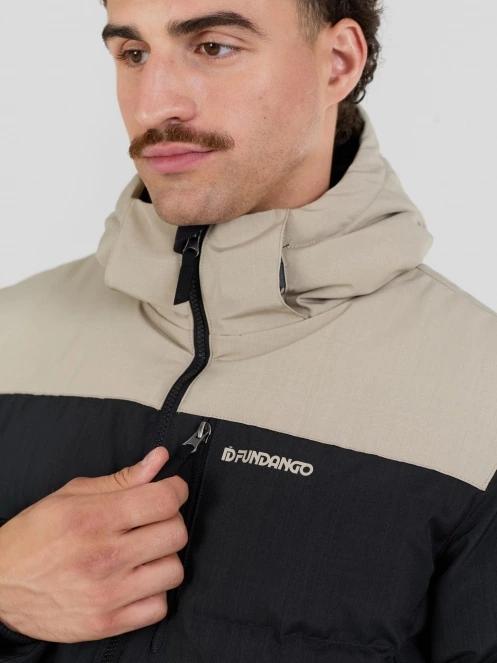 Fundango Passat II Padded Jacket męski pikowana kurtka zimowa czarny 5