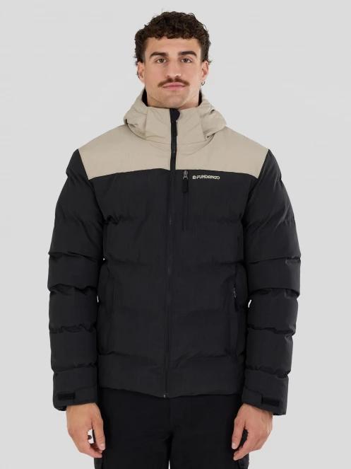 Fundango Passat II Padded Jacket męski pikowana kurtka zimowa czarny 7