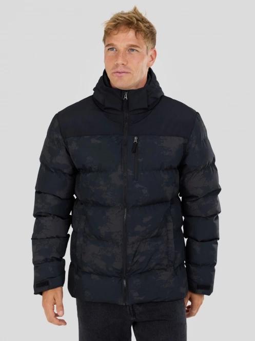 Fundango Passat II Padded Jacket męski pikowana kurtka zimowa czarny 3