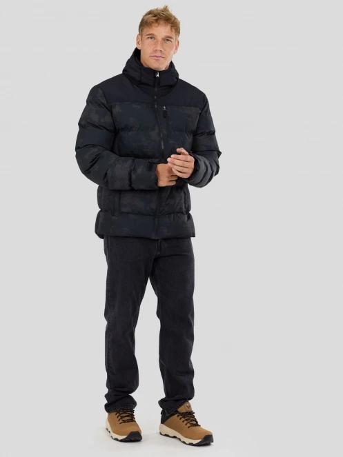 Fundango Passat II Padded Jacket męski pikowana kurtka zimowa czarny 5