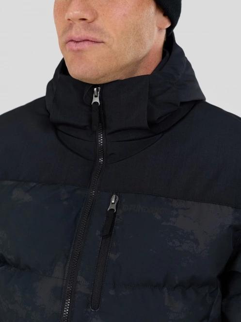 Fundango Passat II Padded Jacket męski pikowana kurtka zimowa czarny 7