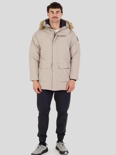 Fundango Spirit II Parka Jacket męski kurtka zimowa piasek 5