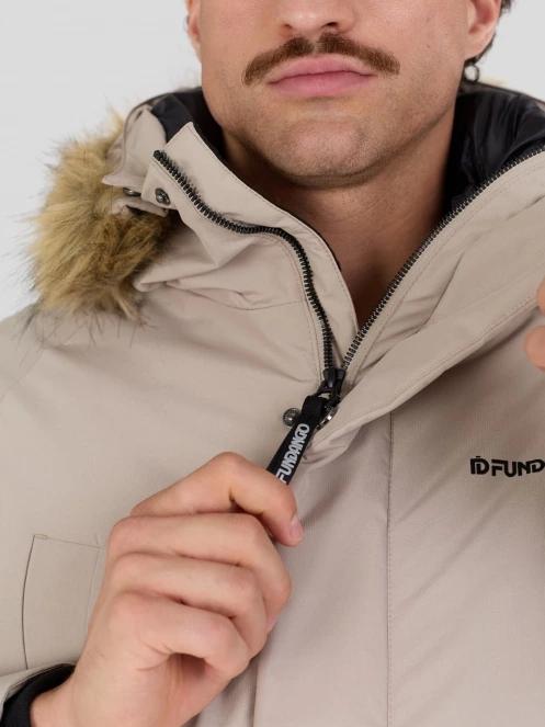 Fundango Spirit II Parka Jacket męski kurtka zimowa piasek 7