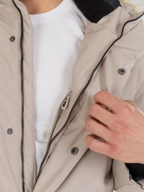 Fundango Spirit II Parka Jacket męski kurtka zimowa piasek 8
