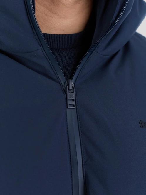 Fundango Newport Puffer Jacket męski pikowana kurtka zimowa ciemnoniebieski 6