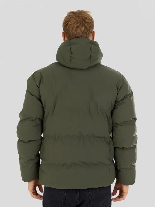 Fundango Newport Puffer Jacket męski pikowana kurtka zimowa oliwka 3