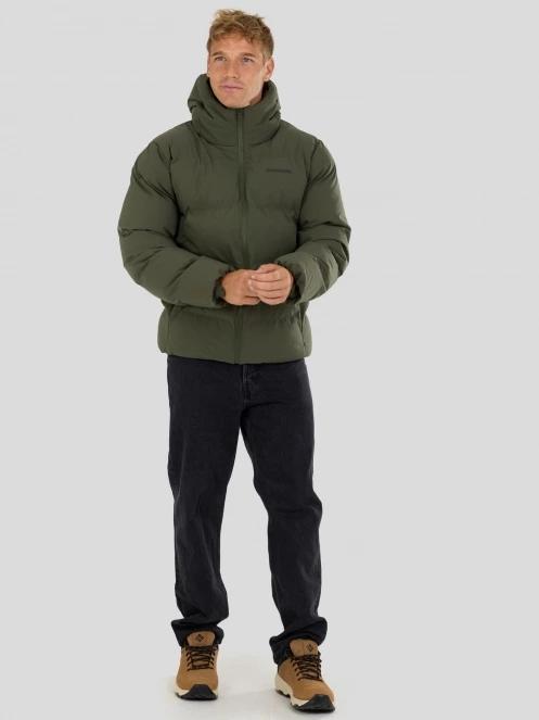 Fundango Newport Puffer Jacket męski pikowana kurtka zimowa oliwka 4